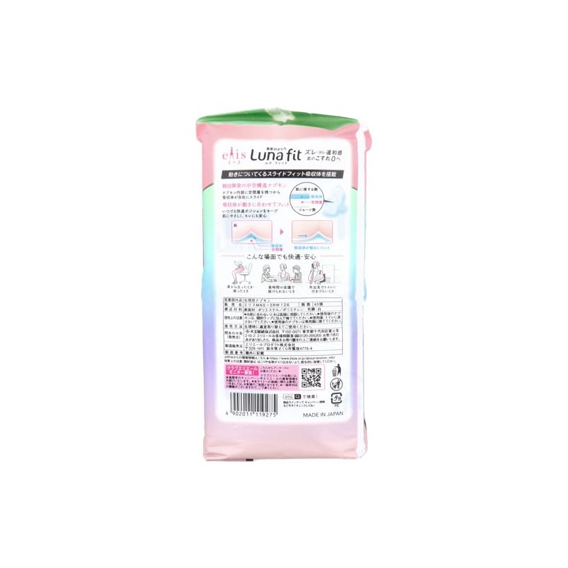 Ellis Luna Fit Ultra Slim Skin Texture for Many Days,