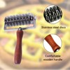 Wjelet Pastry Lattice Roller Cutter, Lattice Pastry Cutter, Stainless Steel
