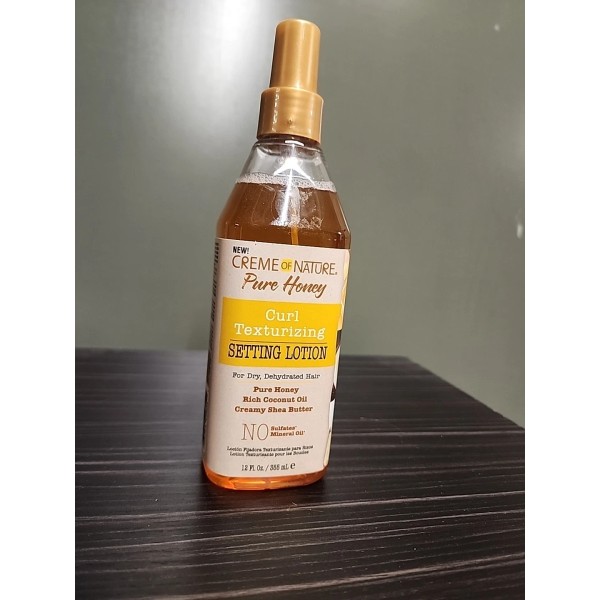 Creme of Nature Pure Honey Curl Texturizing Setting Lotion 12