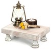 EOSAHR Farmhouse Fir Wood Risers for Decor on Coffee Table