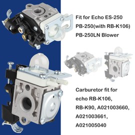 PB-250 Carburetor Leaf Blower for Echo PB250LN PB250 ES250 Blower RB-K106 Tune Up Kit with Air Filter