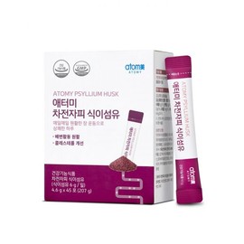 Atomy Psyllium Husk Dietary Fiber (45 packets/15 days’ worth) 280g / 애터미 차전자피 식이섬유 (45포/15일분) 280g