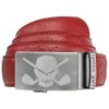 Generic Tattoo Golf Red Leather Ratchet Belt One Size Fits