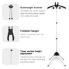 Adjustable Garment Steamer Rack & Ironing Glove, Black