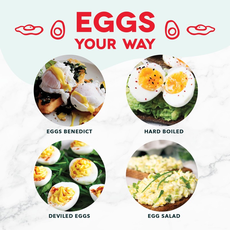 DASH Rapid Egg Cooker: 7 Egg Capacity Electric Egg Cooker