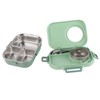 Thermal Lunch Box 1100ml Double Layer 3 Grid Design 304