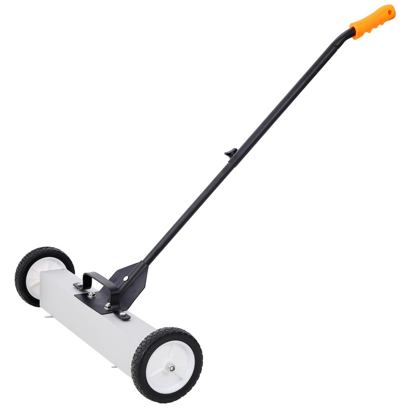 Donext Rolling Magnetic Sweeper, Heavy Duty Push-Type with Release, 30lbs