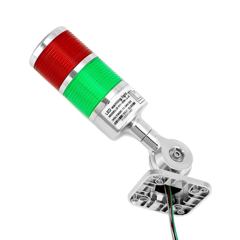 QWORK Industrial Warning Lights, 12-24V LED Stack Tower Lights with