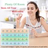 Large Monthly Pill Box Organiser 4 Week, Pill Boxes 1