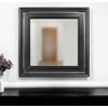 HomeRoots 38" Gray Square Wood Framed Accent Mirror