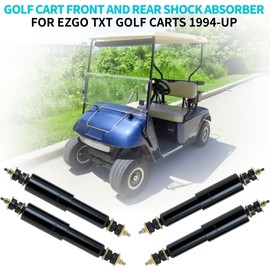 10L0L Upgraded Golf Cart Front Rear Shock Absorber for EZGO TXT 1994-up, EZGO Medalist & Marathon 1970-1994 RXV 2014-up(Rear), OEM# 70928-G01 76419G01, 4 PCS