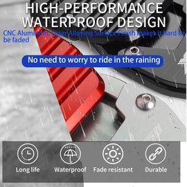 WOOGA Motorcycle Stand Foot Side Stand Extension Pad Magnification Plate for Ho&n&da FORZA NSS 750 NSS750 Accessories 2021-2024 Motorcycle Parts and Accessories (Gold)