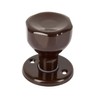 ADGO 1 x Brown Double Sided Door Knob for Gate,