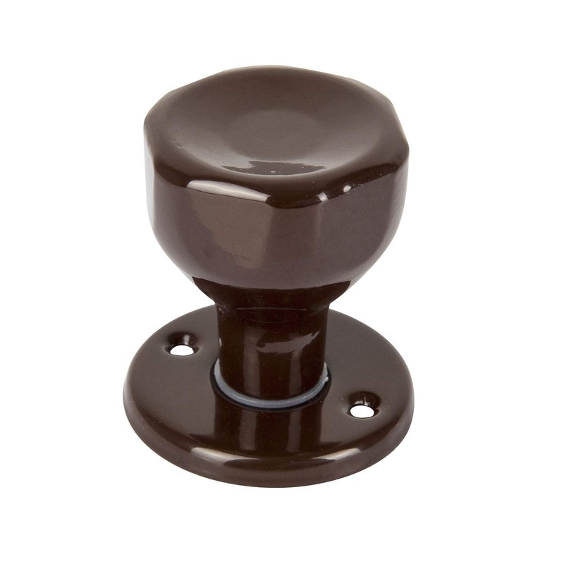 ADGO 1 x Brown Double Sided Door Knob for Gate,