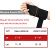 NuCamper Breathable Wrist Support, Wrist Bandage with Metal Splint, Stabiliser,