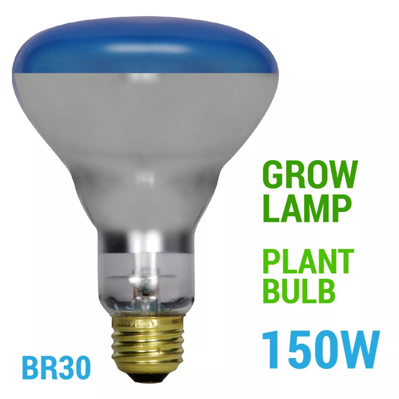 Satco S2852 150R30/GRO Grow Lamp Plant Light 150W 120V Reflector