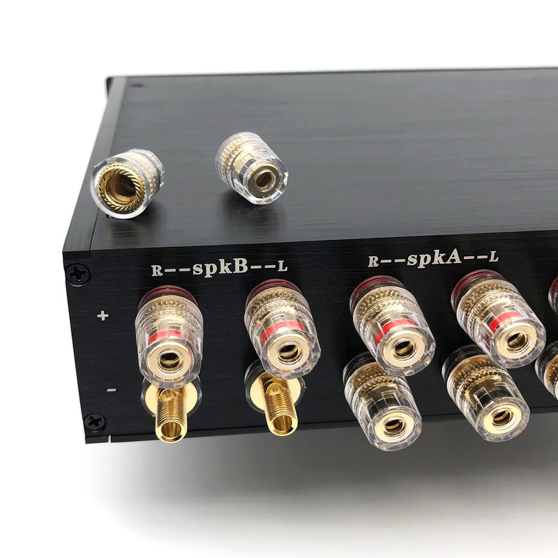 Two Amplifiers to Two Pairs of Speakers Selector Switch (2