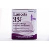 33 gauge Pull Top lancets, Global Medical, Easy Glide- Box-of-100