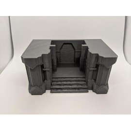 Dwarven Gate Throne Room | 28mm 1/56 Scale Miniature | RPG Tabletop Figure Landscape Modelling Wargaming Fantasy Diorama Wargames Model Scenery Terrain Scatter Roleplaying 3d Printed Paintable