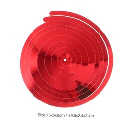 LIFKOME 30pcs Party Hanging Swirls Decorations Spiral Ceiling Decor for Weddings Birthdays Events Easy to Hang with Transparent Hooks