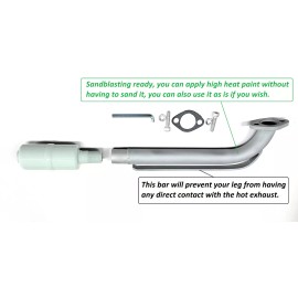 andrei-x Exhaust Muffler, Coleman RB100, Realtree RT100, Mega moto MM-B105-RB, MM-B80-RT
