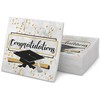 Iconikal 48-Count Graduation Party Napkins Disposable Paper Dinner Size, Congratulations
