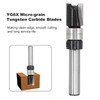 Akylin Flush Trim Router Bit 1/4-Inch Shank, 3/8" Cutting Dia.,