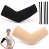 Rbleote 2 Pairs Upper Arm Bandage, Compression Arms Lipedema, Arm
