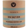 Olssons Salt Bush & Mountain Pepper Leaf Sea Salt Rub