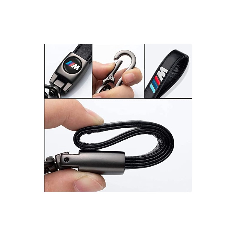 GshionLyfe Tire Valve Caps Set with Metal Keychain