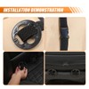 UHANBUT Luxury Faux Leather Car Seat Cover, Anti-Slip Waterproof Universal