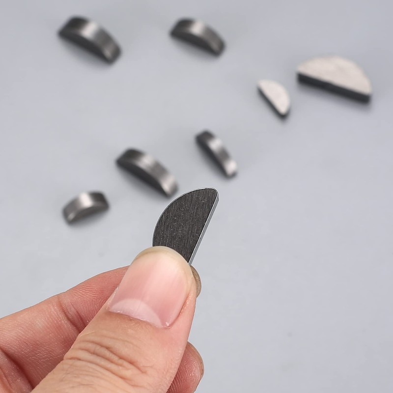 80 Pcs Feather Key Assortment, Half Moon Key Set, 3-4-5-6