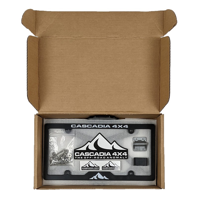 Cascadia 4x4 Flipster V3 | Winch License Plate Mounting System