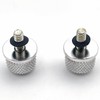 LEXOR CNC 1/4-20" Knurled Seat Bolts Universal Fit Harley Sportster