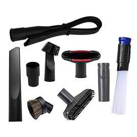1.25 inch Flexible Crevice Tool Vacuum Dusty Brush Vacuum Attachments Accessories for 32mm and 35mm Standard Hose Set of 8