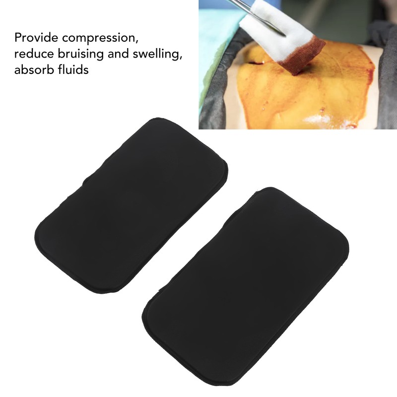 2PCS Post Surgery Sponge Sheet Women Liposuction Compression Board Abdominal