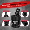 Impact Universal Joint-Socket Swivel Set: 3-Piece 1/2", 3/8", 1/4" Flexible