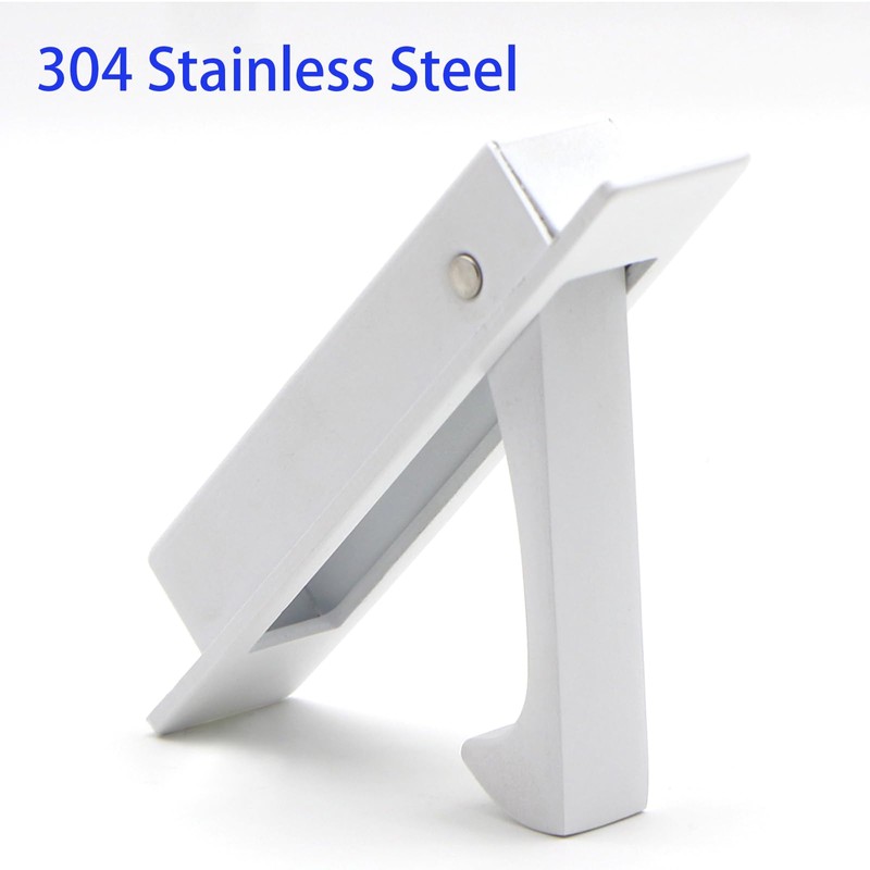 Professional Stainless Steel 304 Edge Pull, Flush Mount Pocket Door