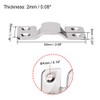 sourcing map Flush Mount Bracket, 53x30mm Zinc Plated Wall Mount