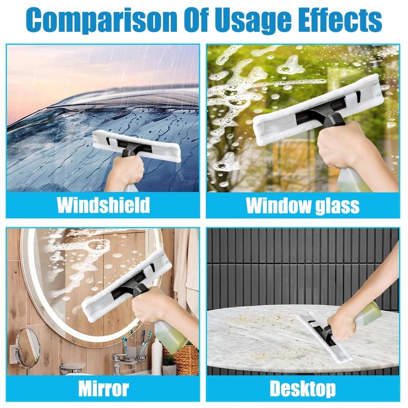 Adiwo Window Vac Cleaning Pads for Karcher, 6Pcs Karcher Window