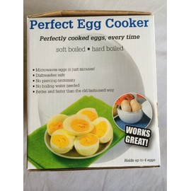 Ducomi Wholesale Microwave Egg Cooker - Perfect Egg Cooker - White Plastic - 4 Egg Capacity