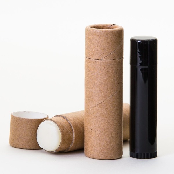 1/3 OZ Kraft Paperboard Lip Balm/Salve/Cosmetic/Lotion Tubes x300