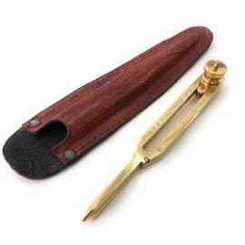 Proportional Divider 6 inch with Leather case- 6" Full Brass Executive Promotional Gift