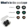 Memory Foam Earbuds Tips Replacement for Tuer Wireless Earbuds, Extra