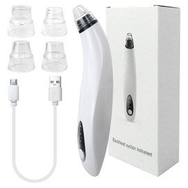 Qblahip Blackhead Remover Pore Vacuum Cleaner,USB Rechargeable Blackhead Vacuum Kit Electric Acne Extractor Tool for Adult