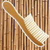 Peine Natural Bambú Cerdas Anchas Ecológico Cabello Sano F