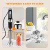 Electric Immersion Hand Blender Stick: 3-Angle Adjustable with Variable 21-Speed