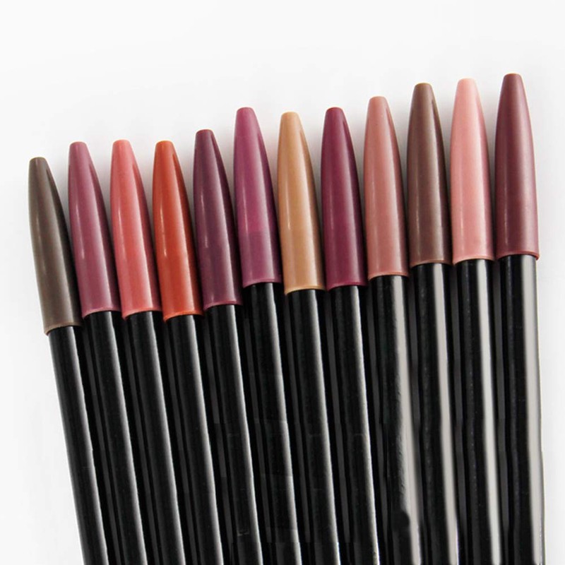 Lápiz Delineador de Labios, Conjunto de 12 Unidades NICEFACE, Delineador