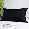 LINENWALAS 100% Organic Bamboo Pillow Cases 2 Pack, Soft Premium