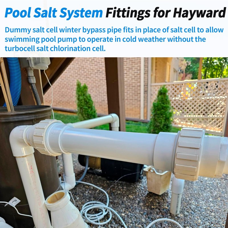 Salt Cell Bypass Pipe Kit for Hayward Turbo Cell Salt